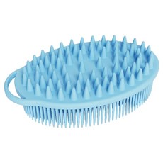 拜德 可輕鬆去除髒汙的尖頭矽膠洗衣刷, 藍色, 1個