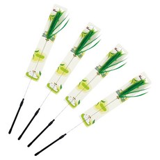 PET Morning 貓貓拳貓草玩具, 綠色, 4個