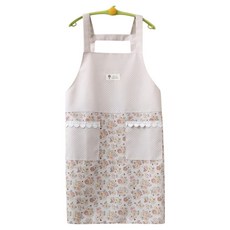 Bareunliving 牡丹廚房咖啡館咖啡師圍裙, 灰色, 1個