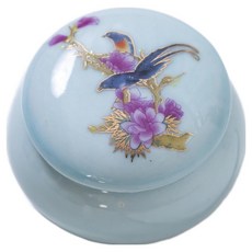 Onlium 玄關裝飾瓶 室內淨化迷你甕 03 淺藍色, 1個