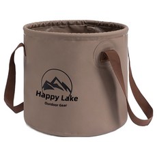 Misoroun 多功能露營野餐折疊水桶 S 10L, 1個, 棕色