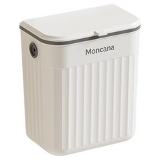 Himroom 可愛掛式垃圾桶 + 大蓋 套組 JW8040A, 白色