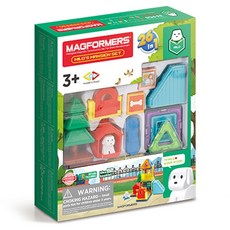 MAGFORMERS Milo的豪宅積木組 33p, 1套, 混色