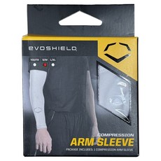 EvoShield EVO功能型壓縮袖套 WB6001206SM, 1個, 白色