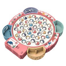 MIMI 嚴選 電動釣魚機 竿 8支 + 魚 55隻, 1套, 粉色