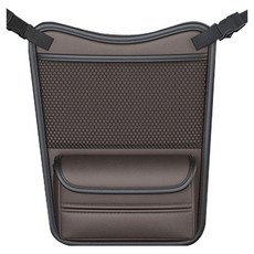 bebehome 汽車座椅中間置物收納掛袋, 1個, 咖啡色