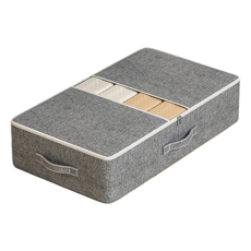 Mini嚴選 抽屜式可視衣物收納袋 CN464-GG 加大(80 x 47 x 20cm), 灰色, 1個