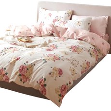 eyah 宜雅 200織純棉床包 + 枕套 2個 蘇夏 台灣製