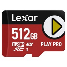 Lexar 雷克沙 PLAY PRO microSD Express microSDXC TF U3 A2 V30 記憶卡, 1個, 512GB