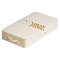 Mini嚴選 抽屜式可視衣物收納袋 CN464-W 大(80 x 47 x 15cm), 米白色, 1個