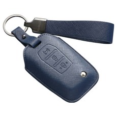 KAMARU 豪華鑰匙包 鑰匙圈, KGM A, 北歐海軍藍+銀色