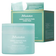 제이엠솔루션 청광 마린 진주 광채 토너 패드 140ml, 1개, 100매입