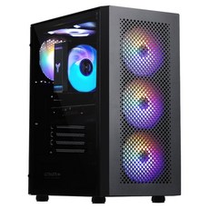 Jooyon 2025 Counter D4 Ryzen 5 Ryzen 9000 系列 Radeon RX 9060 XT, 黑色, 16GB, Free DOS, 512GB, D496X96XT-B