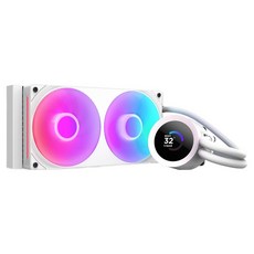 NZXT 恩傑 水冷式CPU散熱器, KRAKEN Plus 240 RGB v2, White, 1個