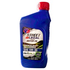 VP Racing STREET LEGAL SYNTHETIC 頂級合成機油, 1個, 5w30, 1L