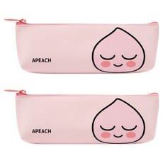 카카오프렌즈 미니삼각필통, 어피치, 2개