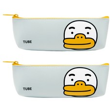 카카오프렌즈 미니삼각필통, 튜브, 2개