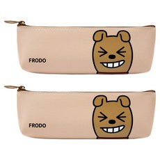 카카오프렌즈 미니삼각필통, 프로도, 2개