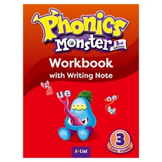 Phonics Monster Workbook 3, A List