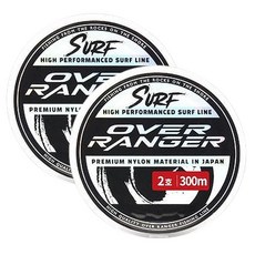 SAPA Overranger 高級遠投專用線 日本產原絲釣魚線, 棕色, 2個