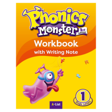 Phonics Monster 3rd Edition_Workbook with Writing Note 1, A*LIST, 초등 1학년