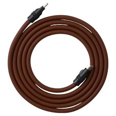 Desk.et 矽膠超高速100W C to C型充電線, 1個, 150cm, 摩卡暮色