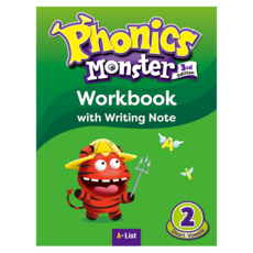 Phonics Monster Workbook 2, A List