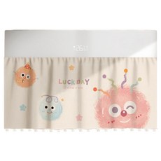 홈셀그림같은에어컨바람막이커튼90x50cm, 1개, 럭키데이 