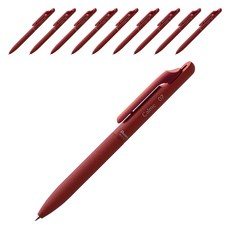 펜텔 카르므 볼펜 0.7mm BXA107B-B, 레드, 10개