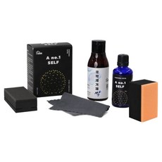 A NUMBER ONE 油膜徹底去除劑 80ml + 自助撥水鍍膜劑 30ml 套組, 1套