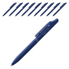 펜텔 카르므 볼펜 0.7mm BXA107C-C, 블루, 10개