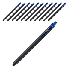Pentel 飛龍文具 ENERGEL 纖細原子筆 0.7mm BL437R1-C, 藍色, 12個