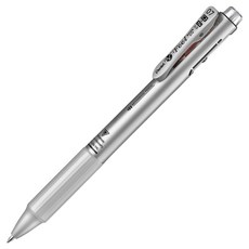 펜텔 필 다기능펜 2색 볼펜 샤프 0.7mm BXWB375MZ, 메탈릭실버, 1개