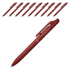 Pentel 飛龍文具 Calme 原子筆 0.35mm BXA103B-B, 紅色, 10個