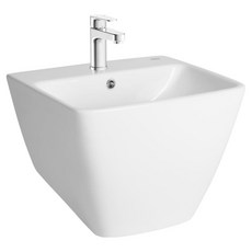 아메리칸스탠다드 웨이브 S 반다리 일체형 욕실 세면기 L C151600L 방문설치, 화이트