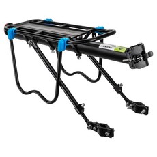 ROCKBROS 洛克兄弟 長度可調節反射板裝備自行車後架 HJ10010, 黑色, 1個