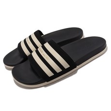 adidas 愛迪達 ADILETTE COMFORT 拖鞋 GW5966 UK 9, 黑色 + 白色, 275mm