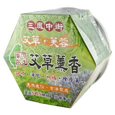 士喜生活館 艾草芙蓉薰香 附鐵盒 30環, 1個, 500g