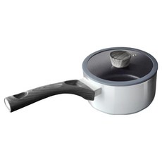 SADOMAIN 仙德曼 銀雪系列 日本大金不沾片手鍋 IH爐可用 附強化玻璃蓋, 1個, 18cm