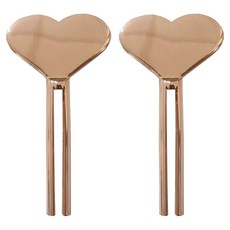 셀리빙 다용도 튜브형 치약 핸드크림 짜개 스틱, 로즈골드, 2개