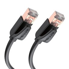 MAGIC Cat.8 40G S/FTP 26AWG極高速八類雙屏蔽乙太網路線, 1個, 黑色, 3m