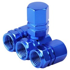 아이작큐브 자동차 타이어 밸브캡, 4개, 05 블루