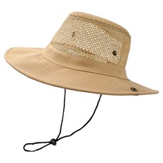 아메리칸로드 메쉬 통기성 챙 아웃도어 등산모자 HR2141, 베이지