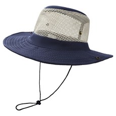 아메리칸로드 메쉬 통기성 챙 아웃도어 등산모자 HR2141, 다크블루