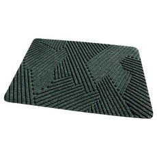 小麥購物 PVC刮泥絲圈防滑地墊 L1396, 1個, 幾何空間 綠色