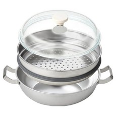 SILVERSTAR ooh 316 5層不鏽鋼蒸鍋, 1個, 30cm