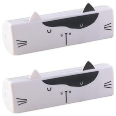 貓毛去除迷你滾輪刷 白色, 2個