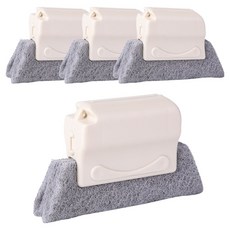 디어까사 다용도 틈새 창틀 청소 브러시, 크림, 4개