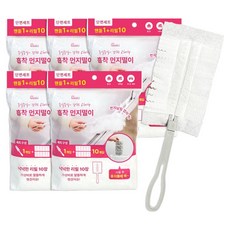 Young Star 除塵撣握柄 5入 + 單面補充包 50入組, 1套, 白色