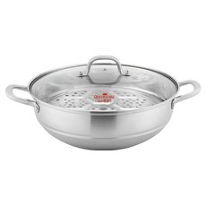 QUEEN SENSE 不鏽鋼電蒸鍋, 1個, 34cm